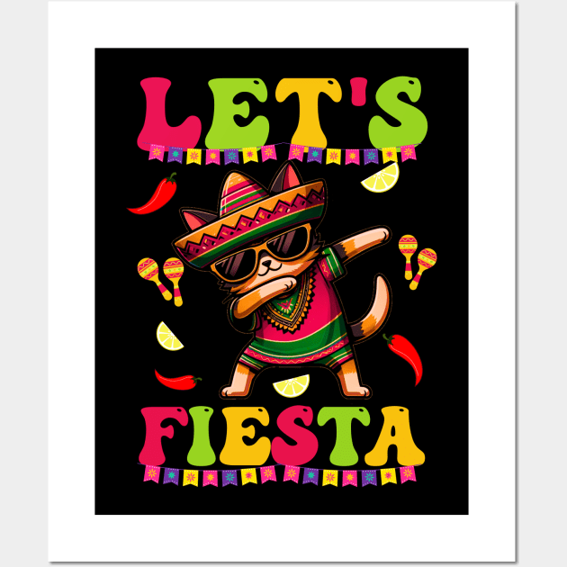 Let's fiesta cinco de mayo Wall Art by Gag Tag